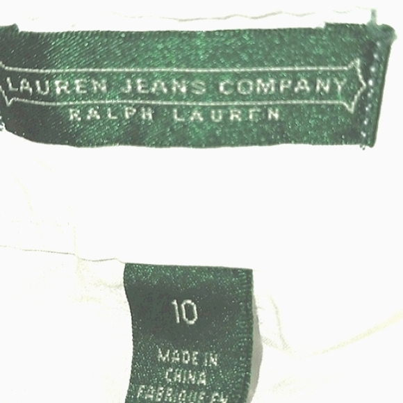 Ralph Lauren Jeans Company White Sailor Pants - Women's Sz 10 x 24L - Picture 4 of 4